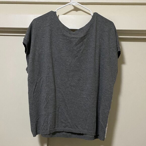 A.N.A. slight sleeve, sweater top w/front covered w/sequins, size 2X - Picture 5 of 9